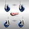 Service Caster 4 Inch 316SS Solid Polyurethane Swivel 3/8 Inch Threaded Stem Caster Brake, 2PK SS316TS20S414-SPUS-381615-2-TLB-2 - alternate 5